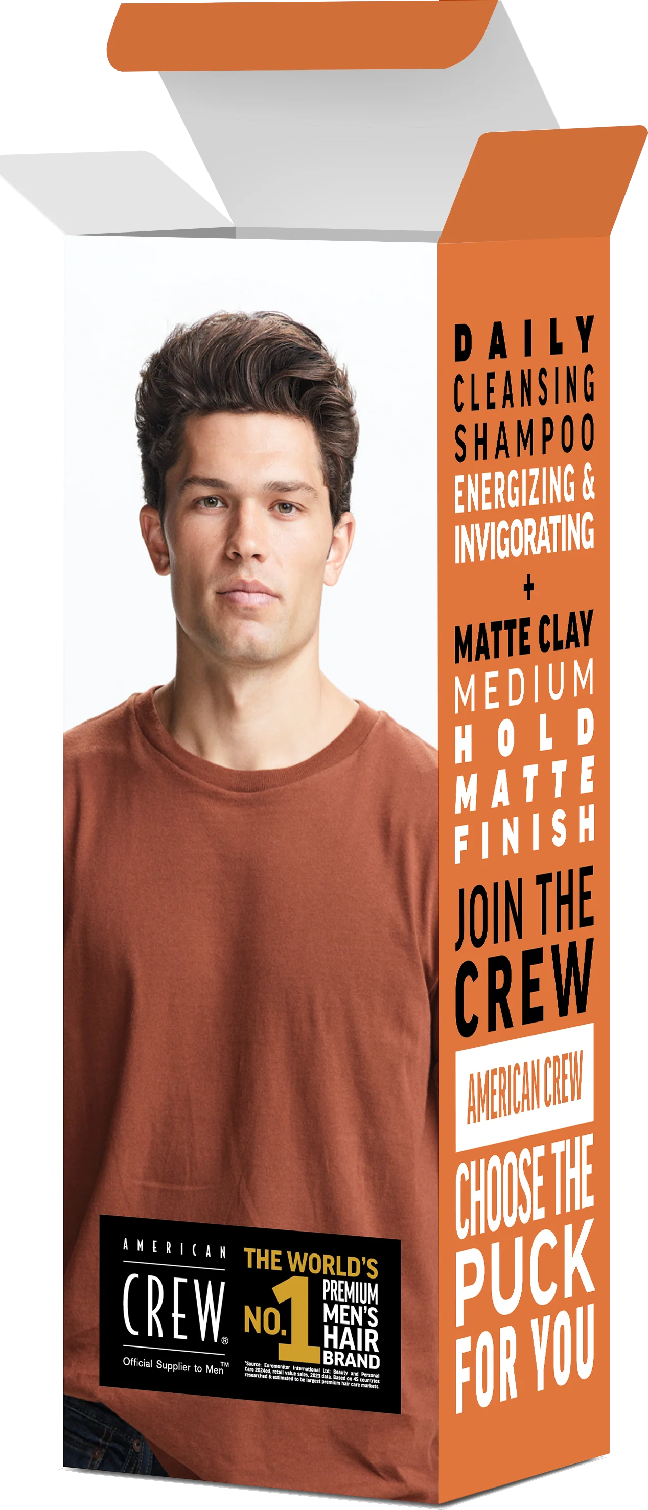 American Crew Matte Clay 85g + Daily Cleansing Shampoo 250mL - Image 2