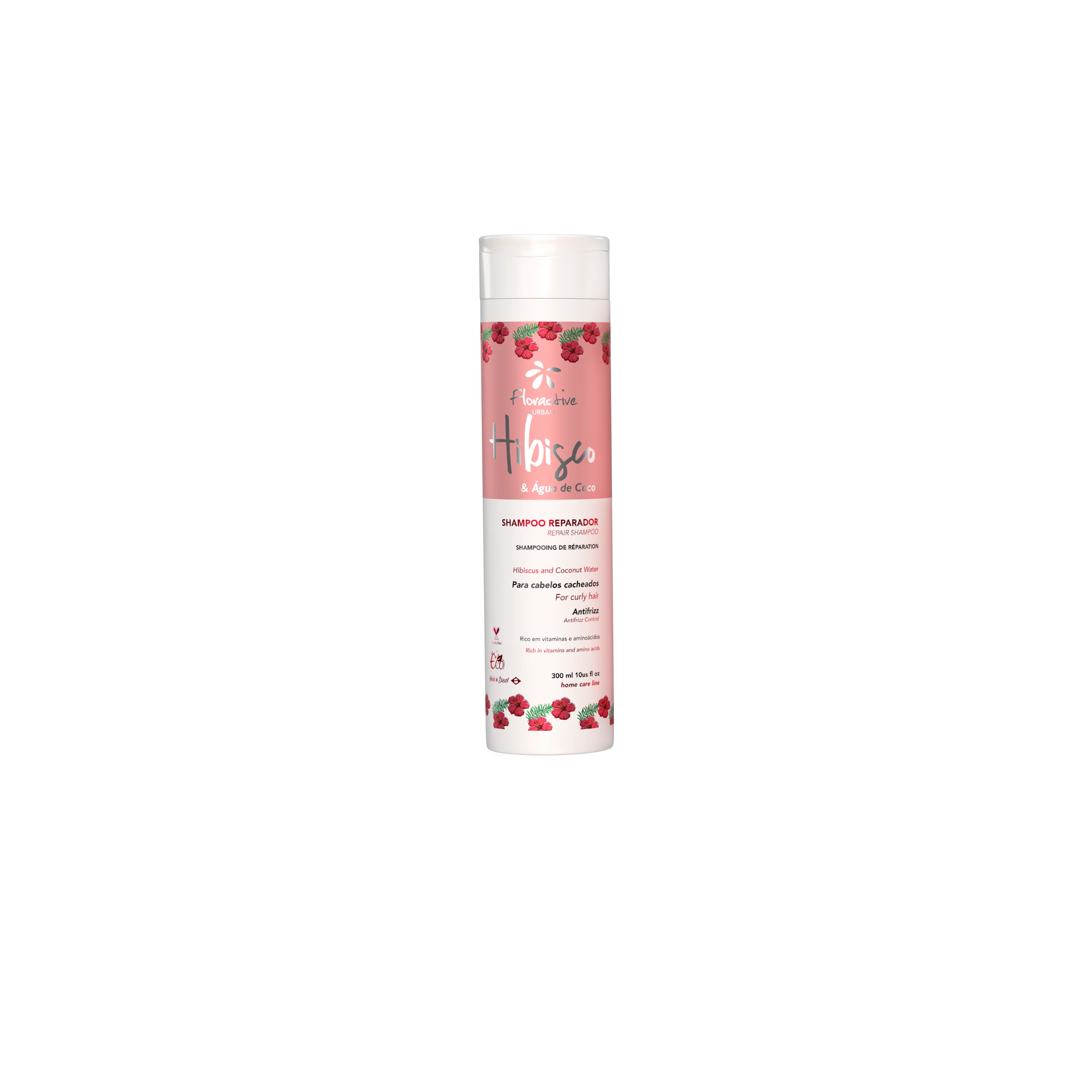 Floractive Hibiscus & Coconut Water Repair for Curly Hair Shampoo 300ml