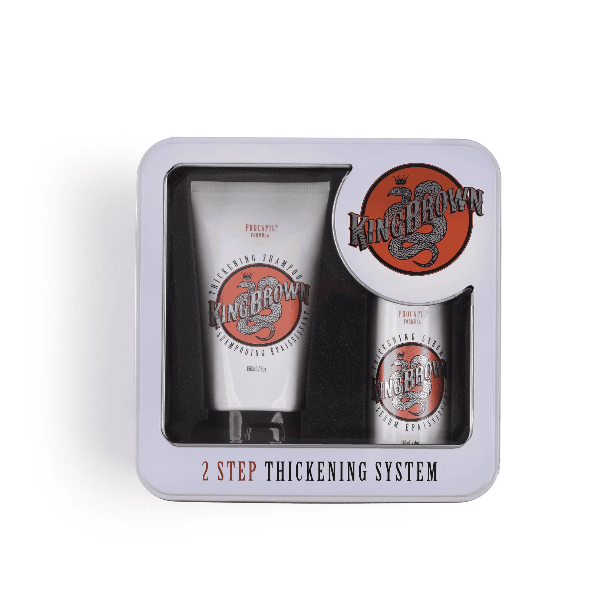 King Brown 2 Step Thickening System 270ml